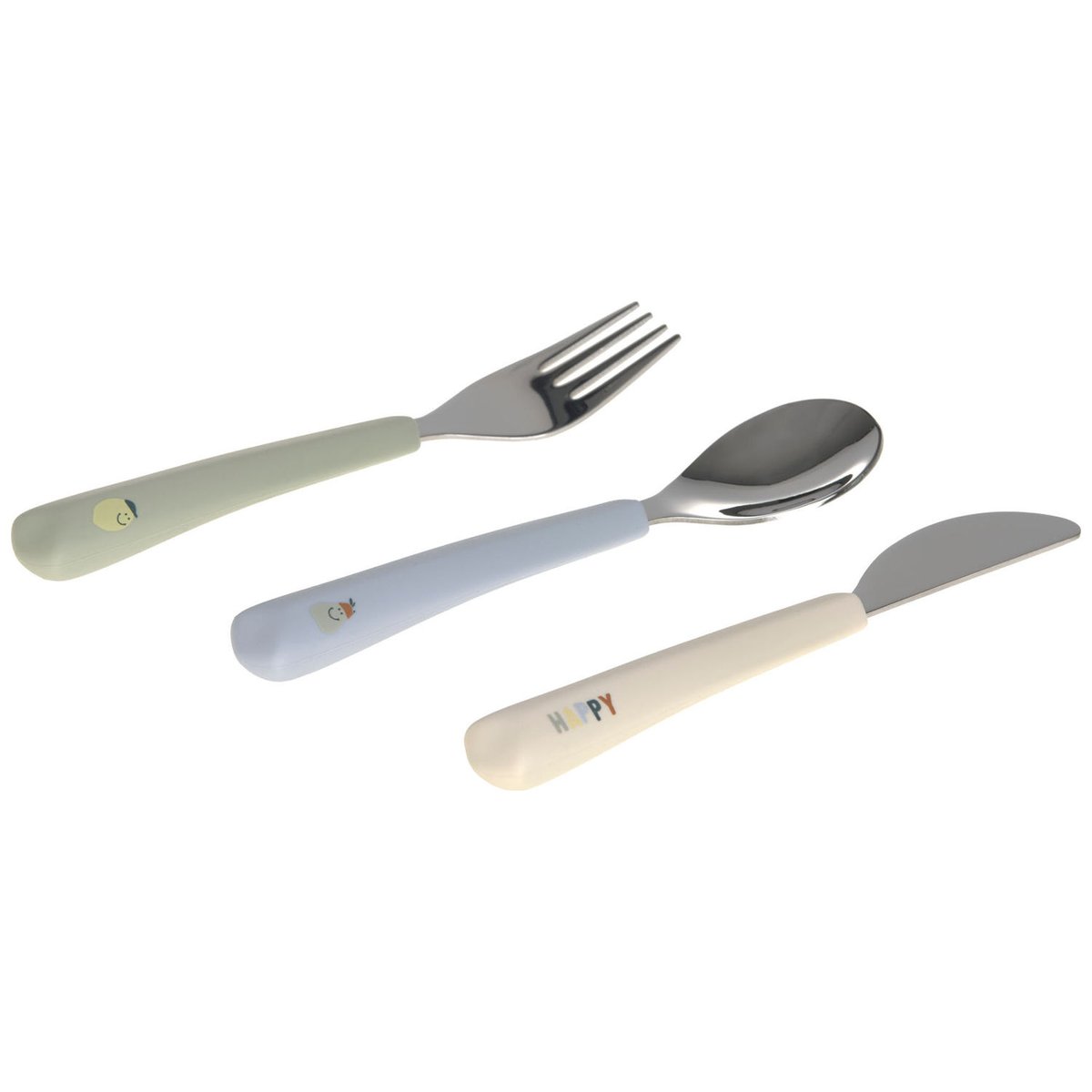 Couverts vert, bleu, beige, LASSIG