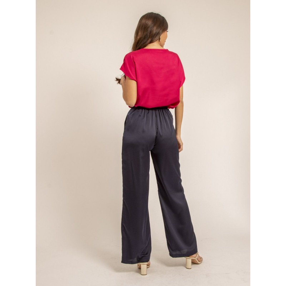 Pantalon Fluide Eduarda noir, DONA LISA