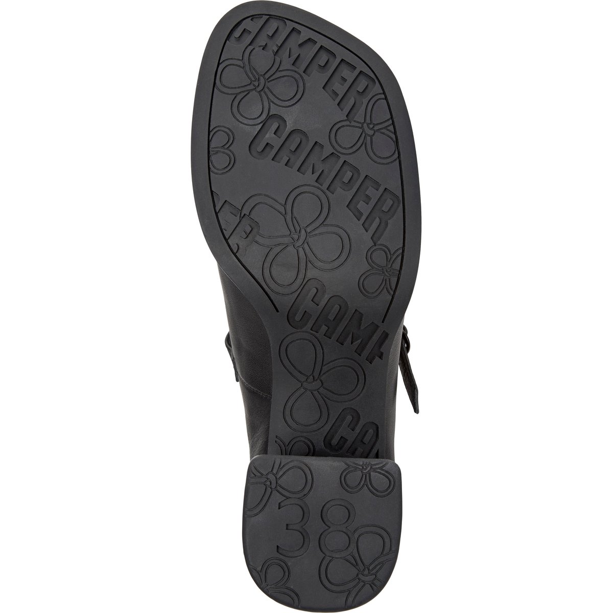 Mocassins Kora cuir noir, CAMPER