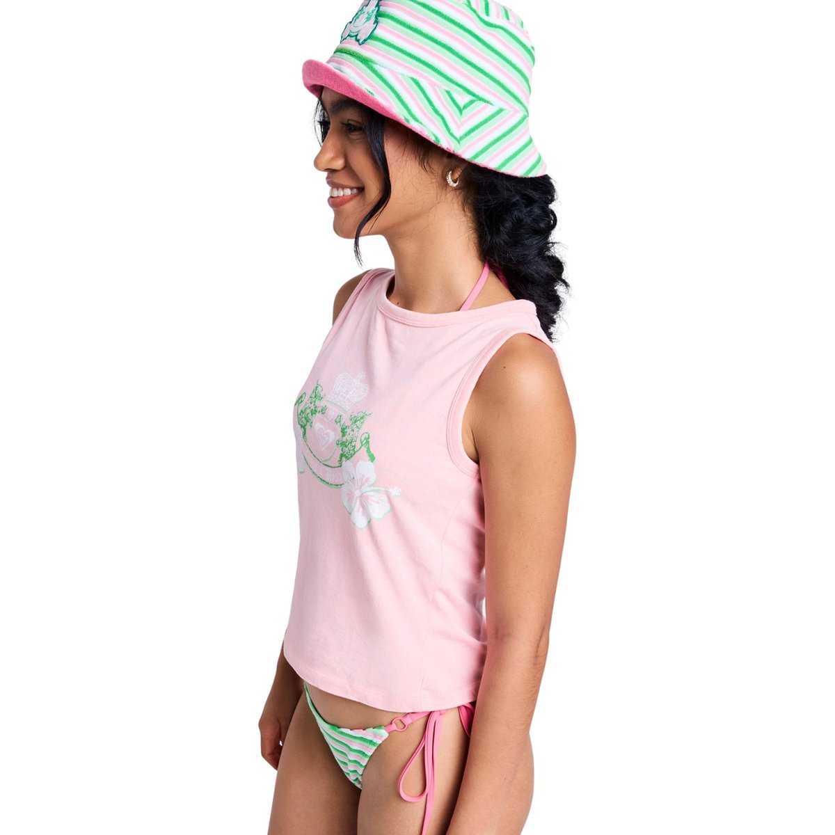 T-Shirt, manches courtes, col rond, . rose candy pink, ROXY