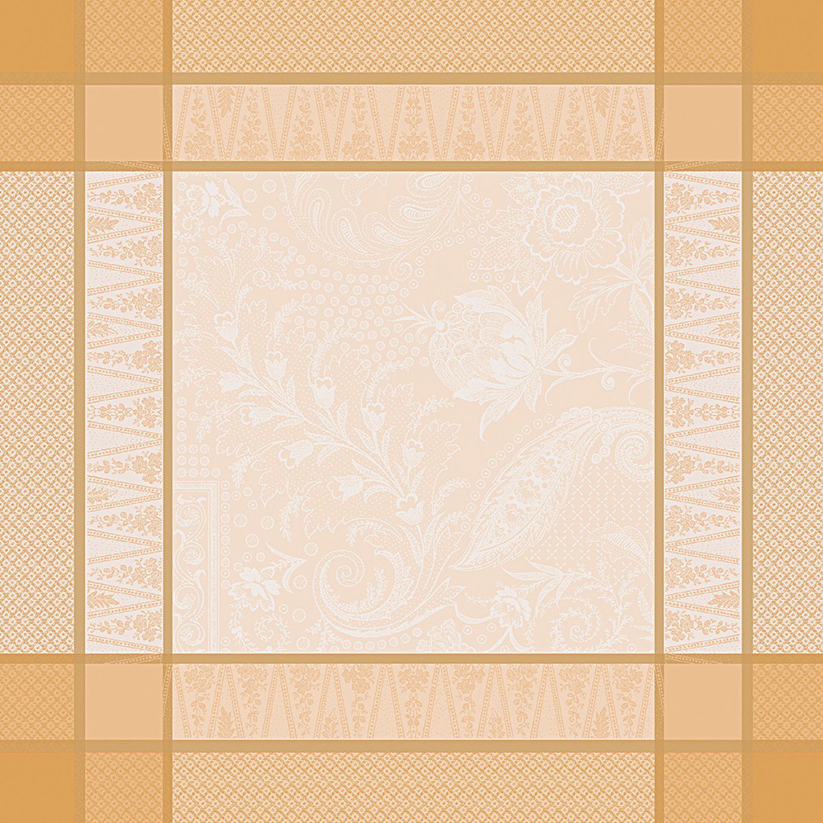 Serviette coton mélangé PERSINA or, GARNIER THIEBAUT