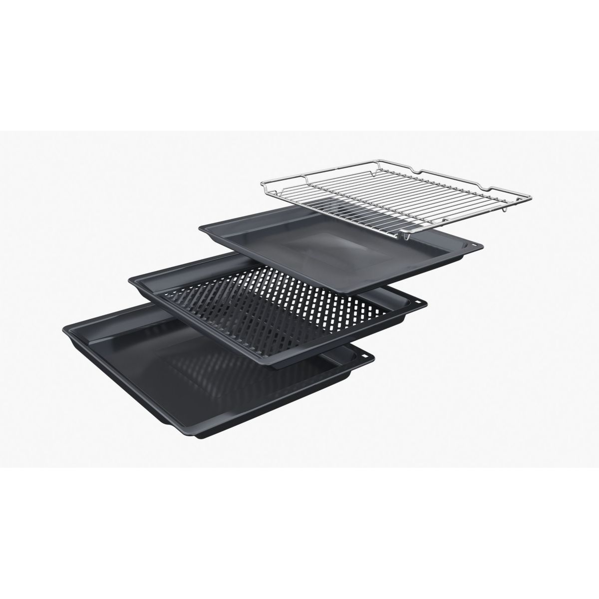 Four encastrable HB772G2B1S - Pyrolyse - Chaleur pulsée - Porte froide - Écran tactile - iQ700 - Sonde de Cuisson couleur unique, SIEMENS
