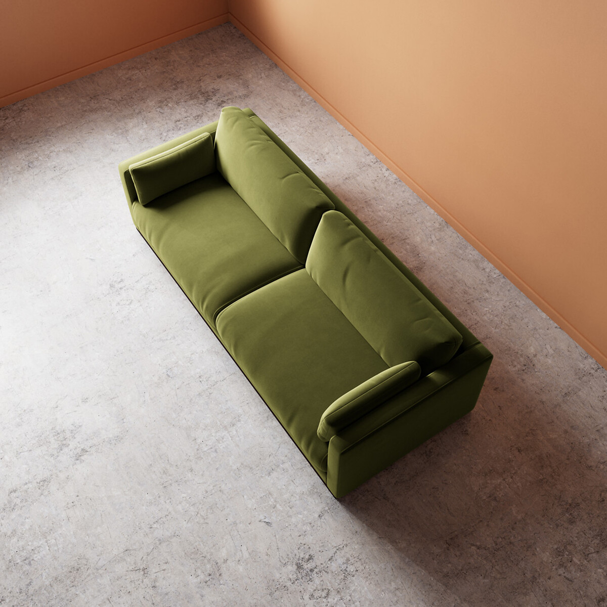 Alesund Easy Velvet 2/3/4 Seater Sofa fern, SWOON