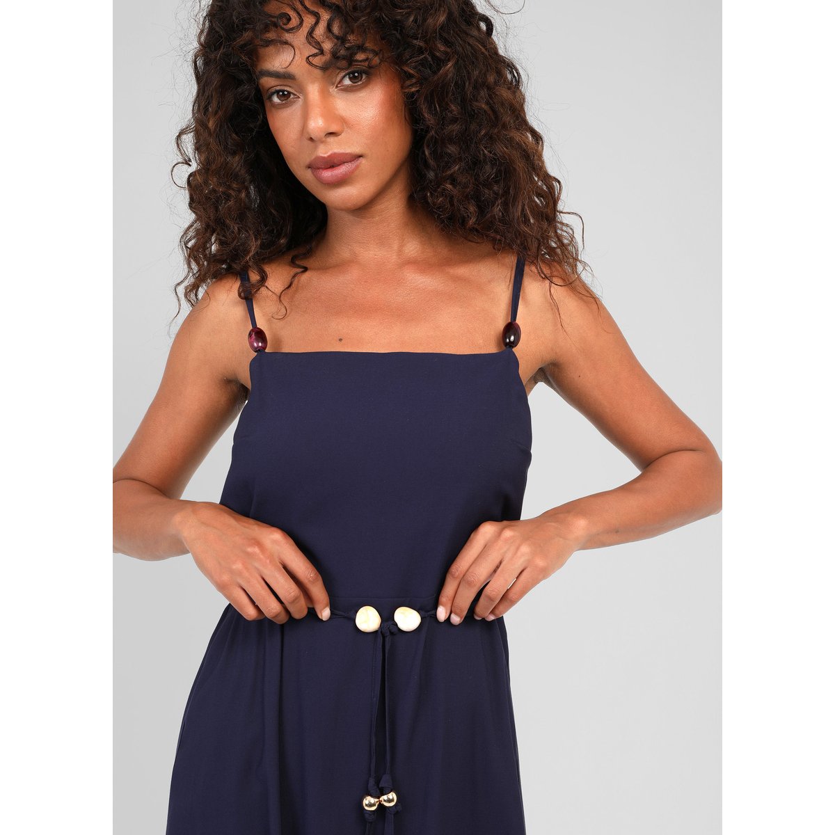 Robe Midi MALIAM marine, AN'GE