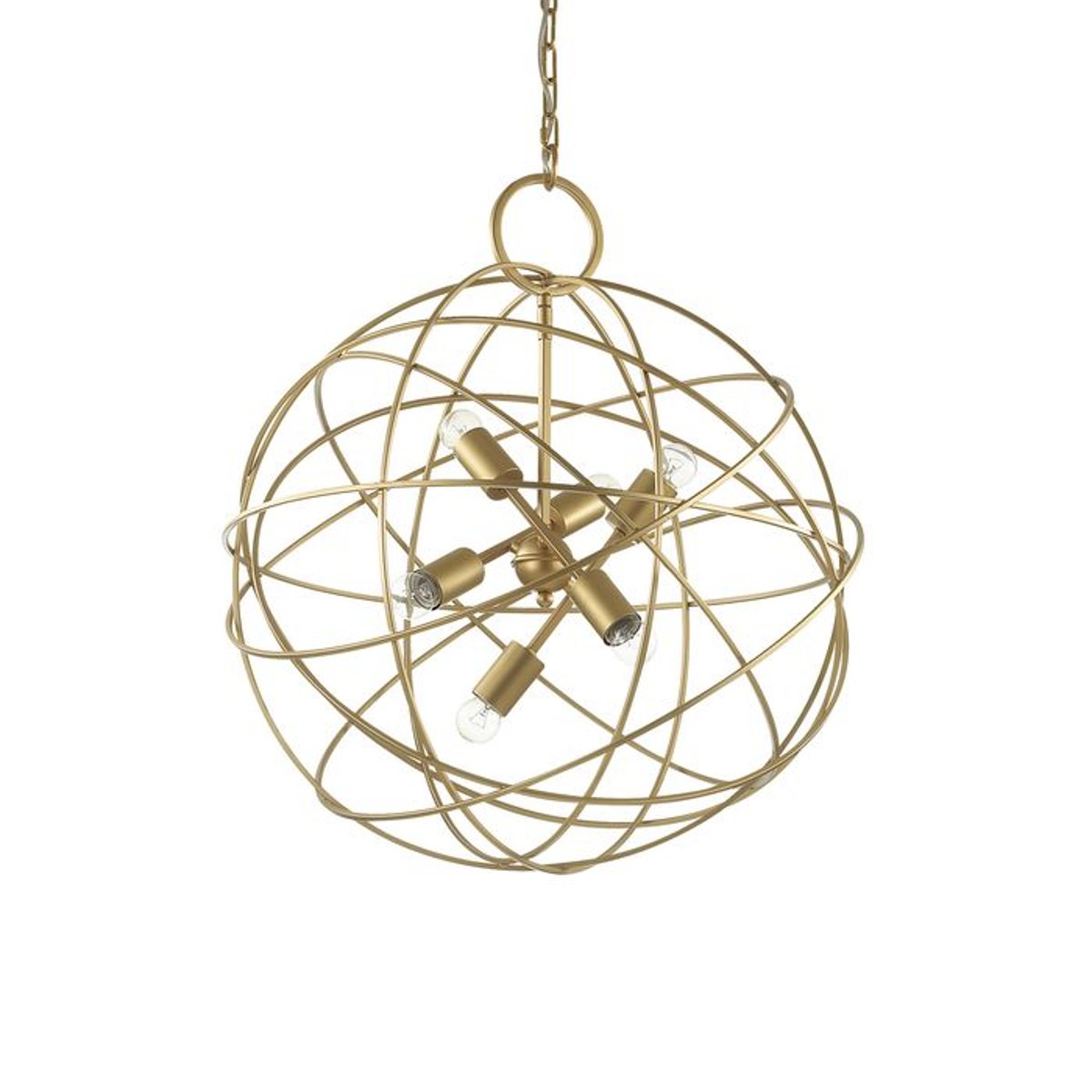 Suspension    KONSE doré, IDEAL LUX