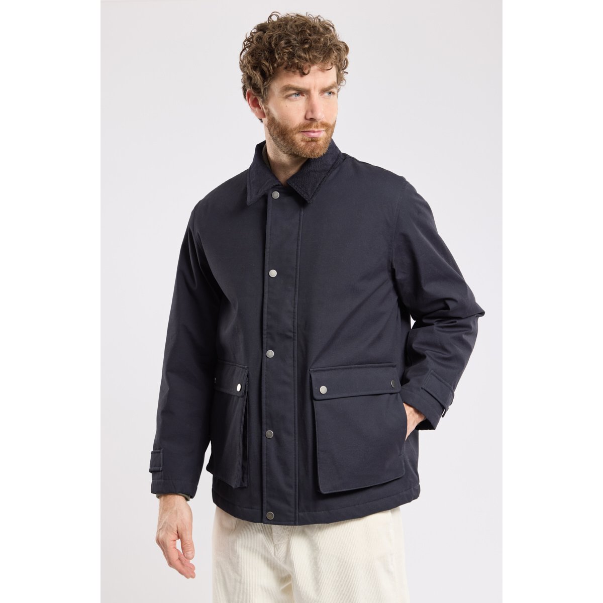 Veste matelassée HERITAGE en coton pour homme rich navy, ARMOR-LUX