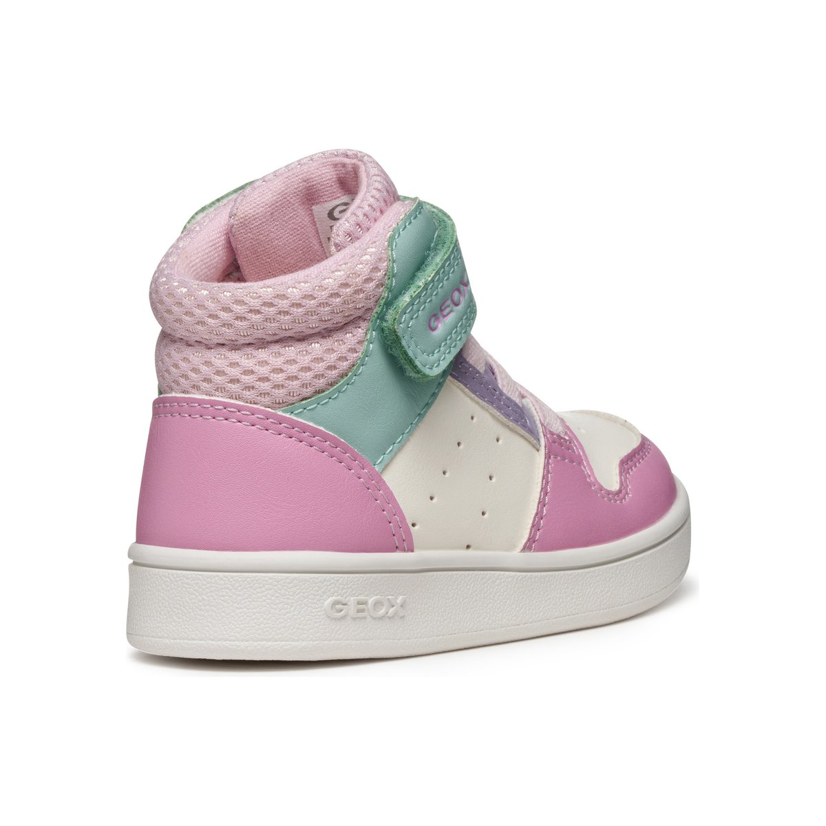 Baskets B ECLYPER blanc/rose foncé, GEOX