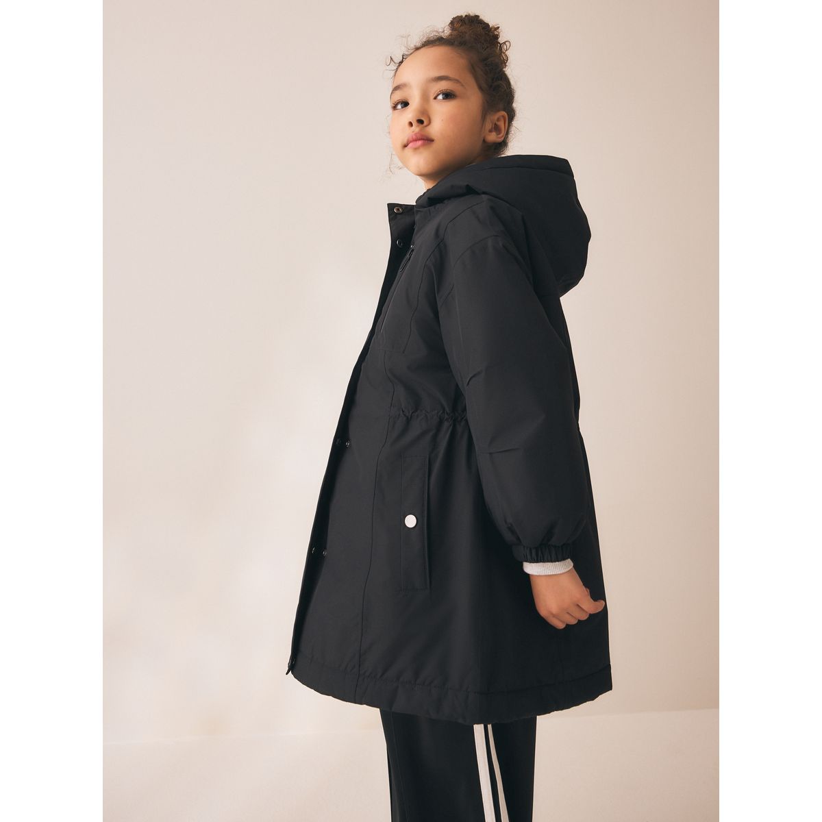 Manteau imperméable noir, NEXT
