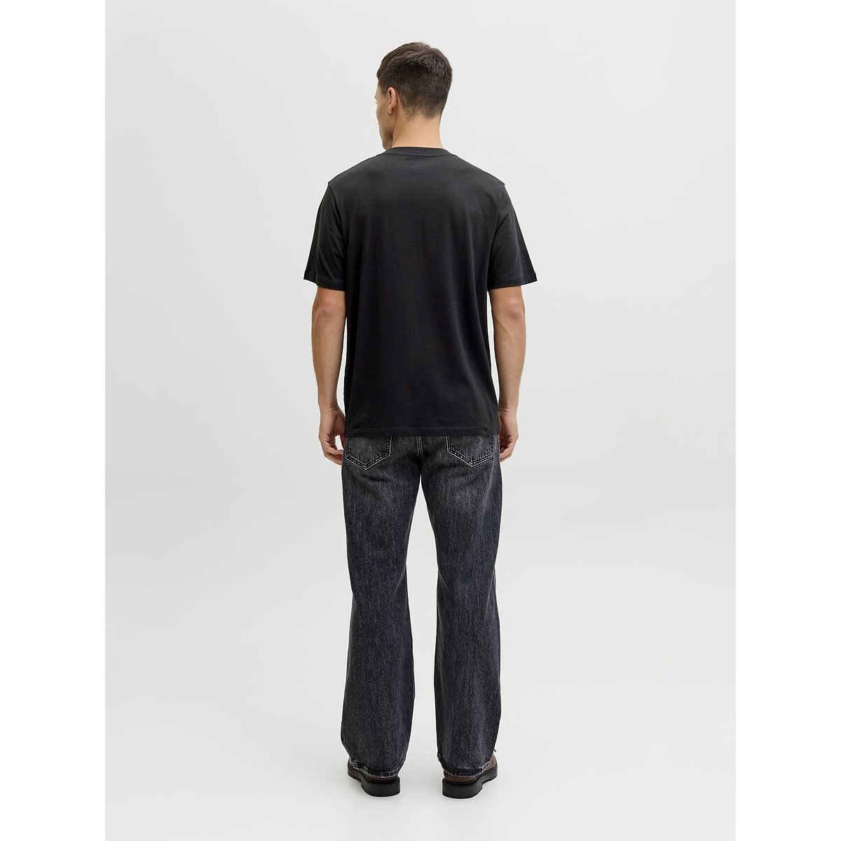 Chest Logo Short Sleeve T-Shirt black, JACK & JONES