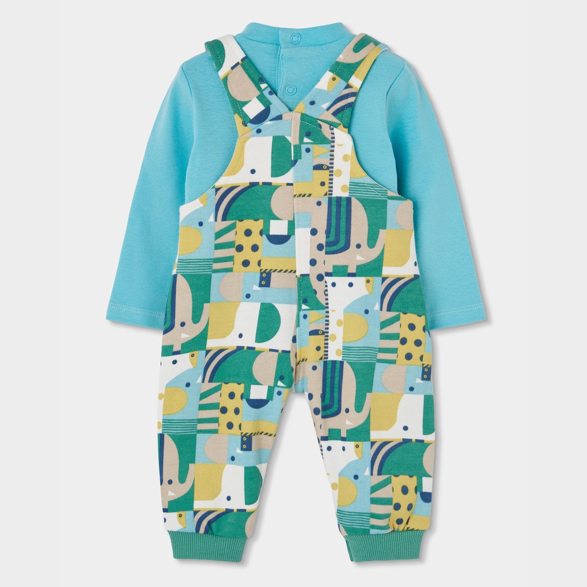 Ensemble bébé garçon maille imprimé animaux multicolore, BOBOLI