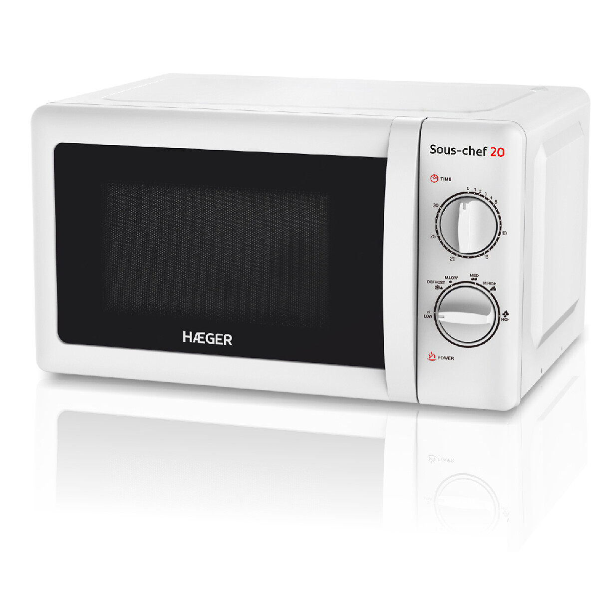 Micro-ondas Sous-Chef 20, HAEGER branco, HAEGER