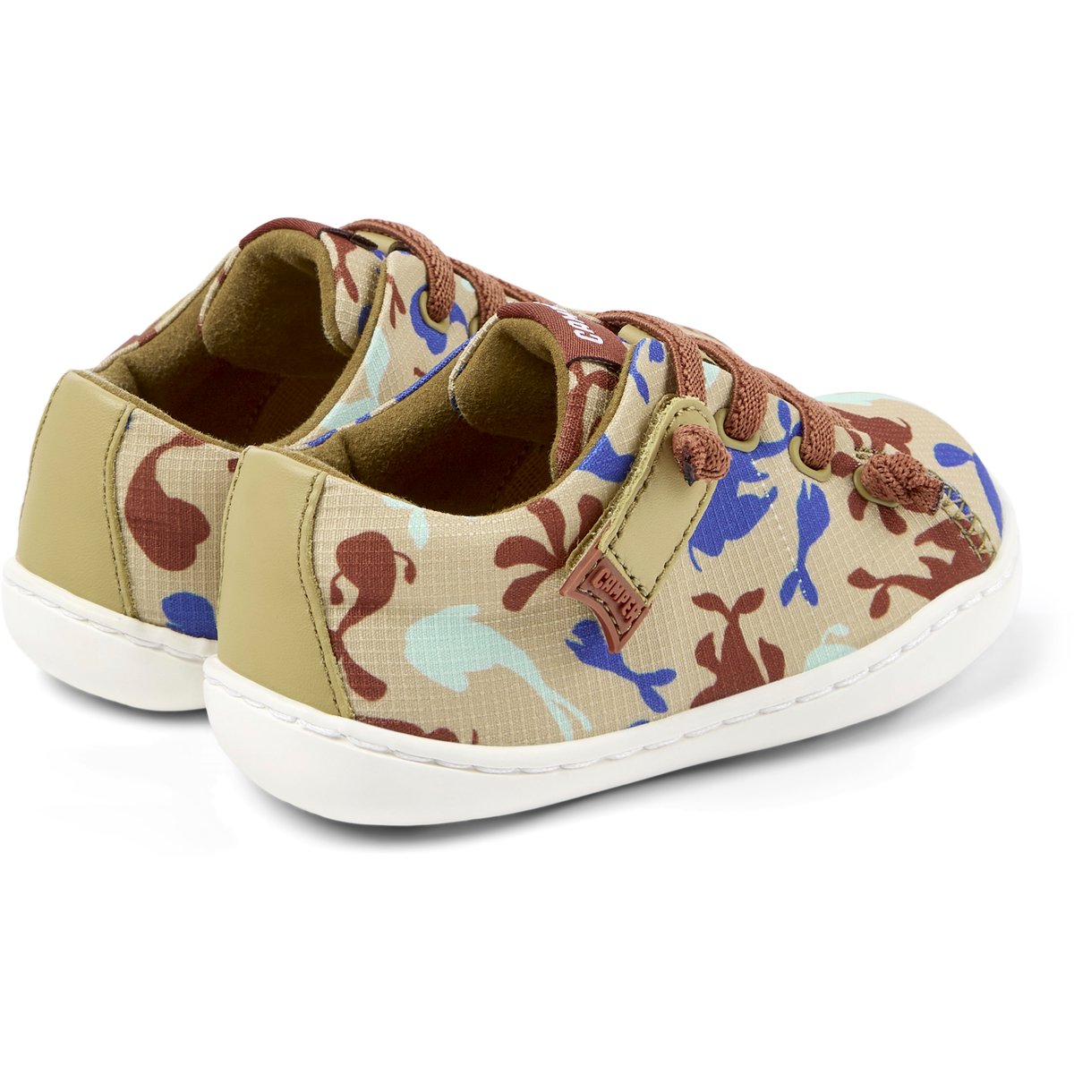 Baskets Peu Cami beige bleu, CAMPER