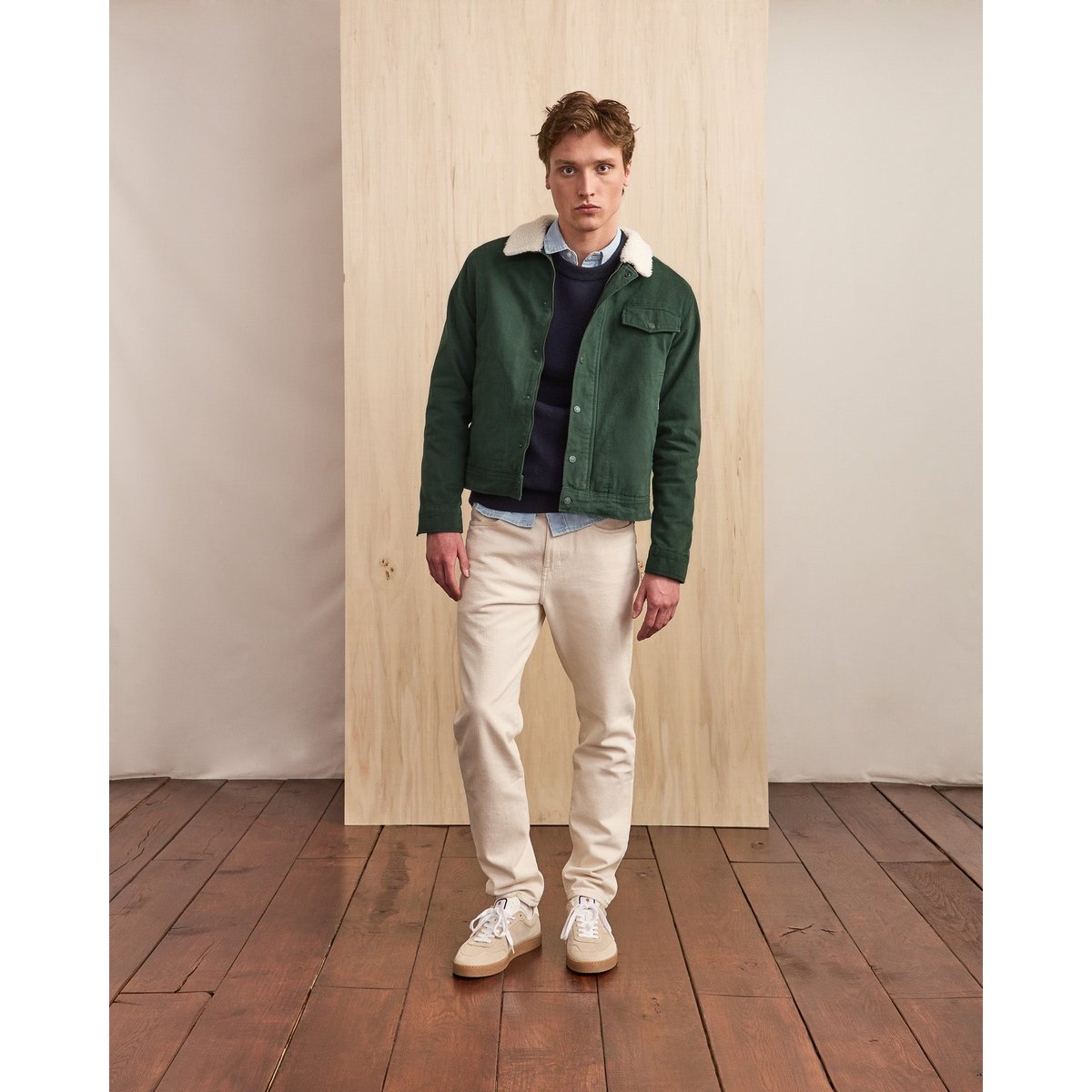 Veste coton SEILLON vert foncé, FAGUO