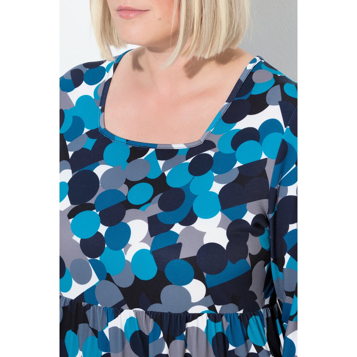 T-shirt long noir, ULLA POPKEN