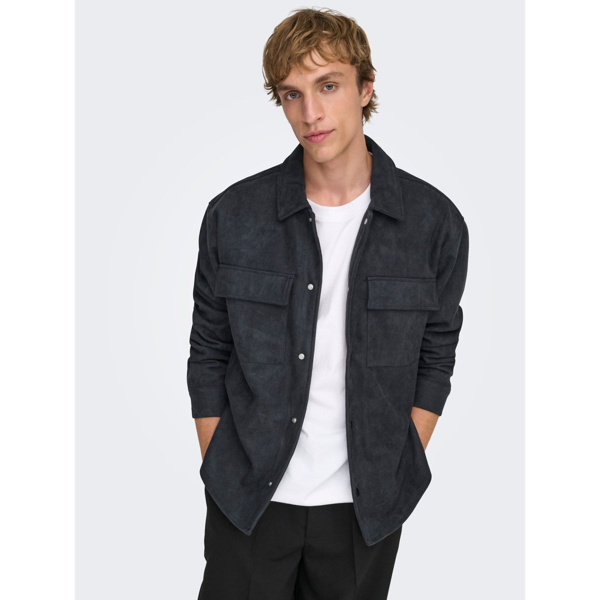 Veste-Chemise black 1, ONLY & SONS