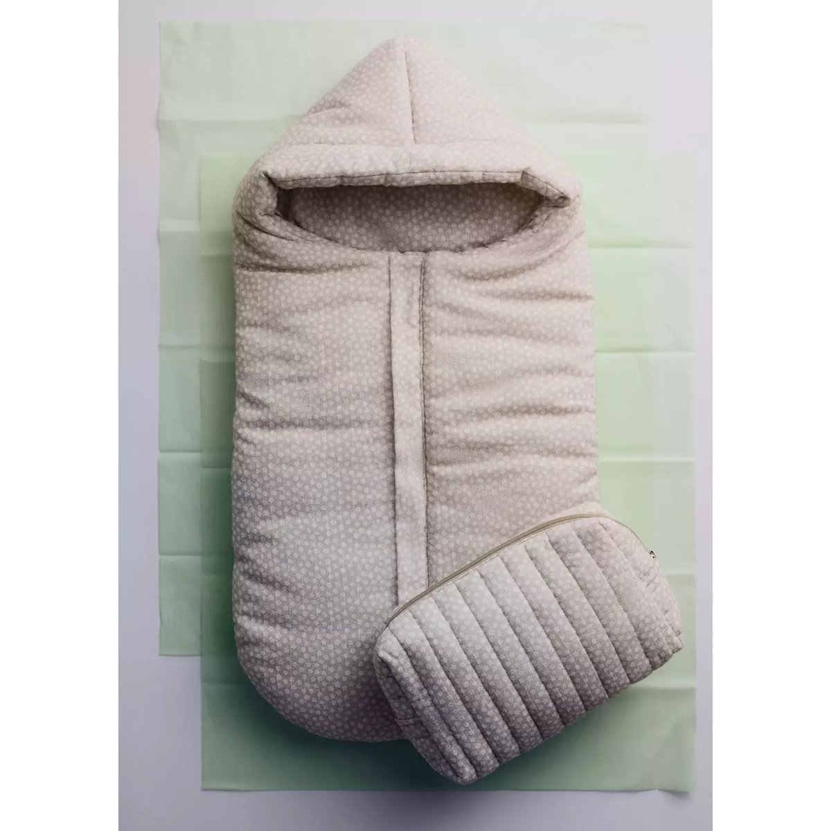 Chancelière imprimée marron moyen, MANGO BABY