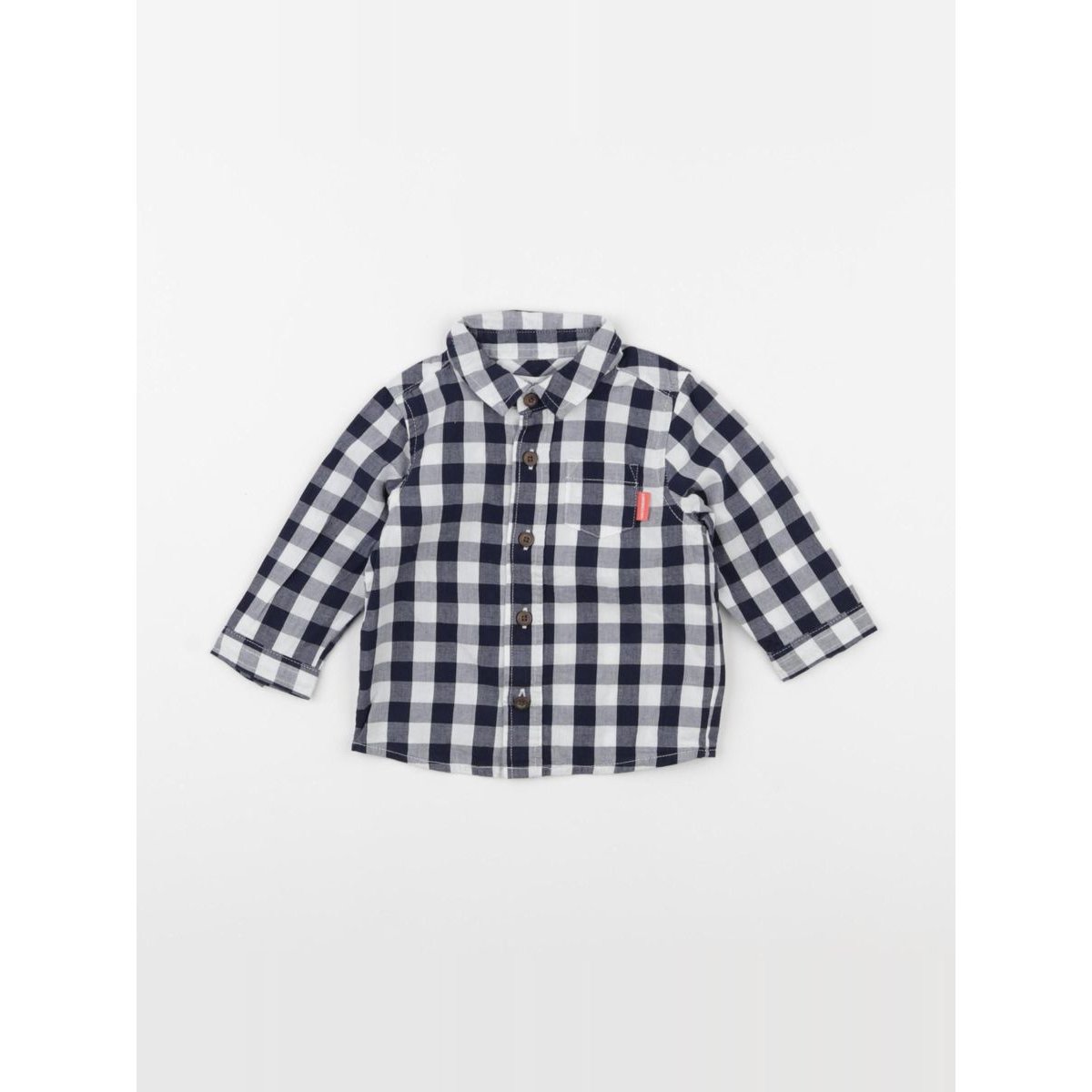 Chemise - Très bon état blanc, bleu, VERTBAUDET