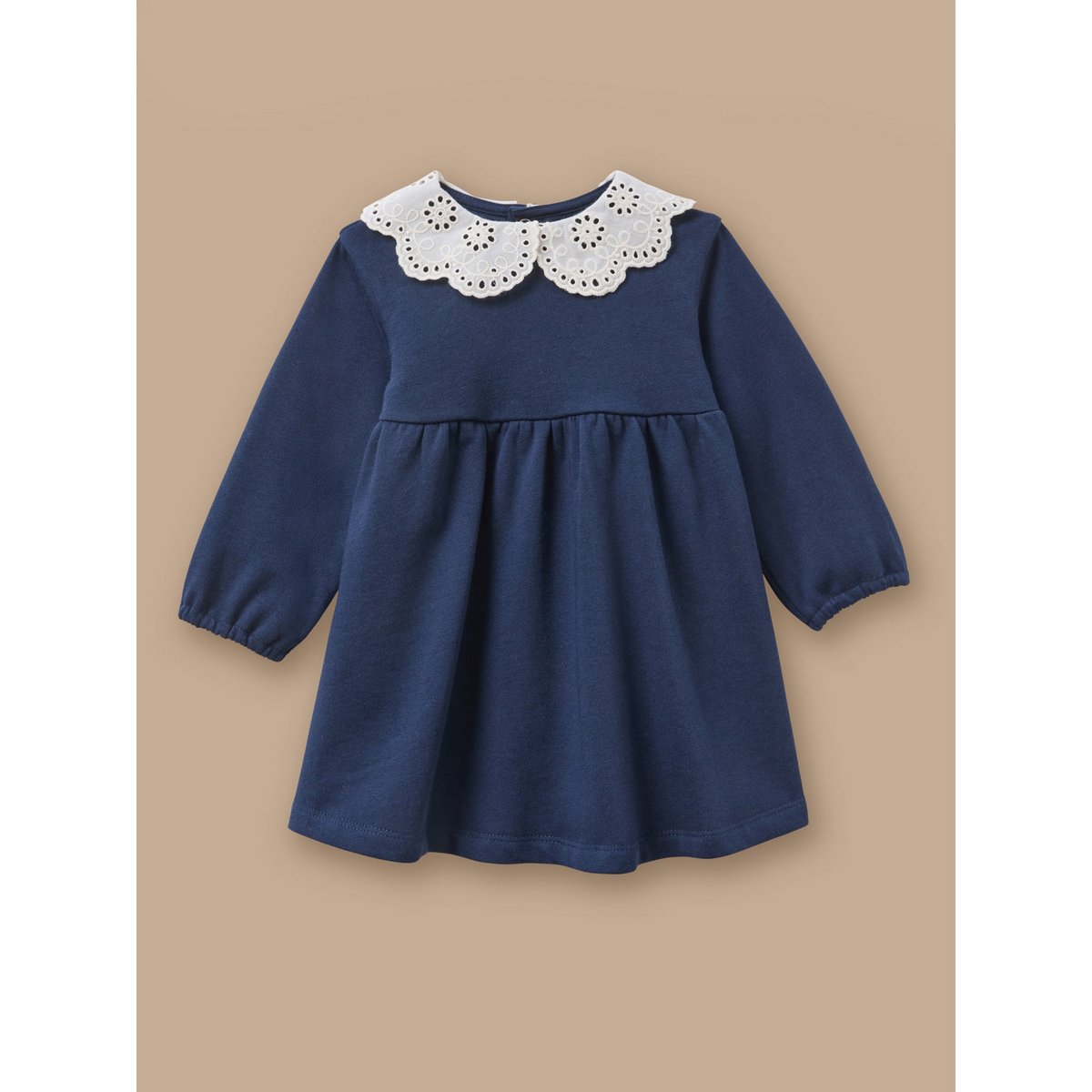 Robe en molleton marine, CYRILLUS