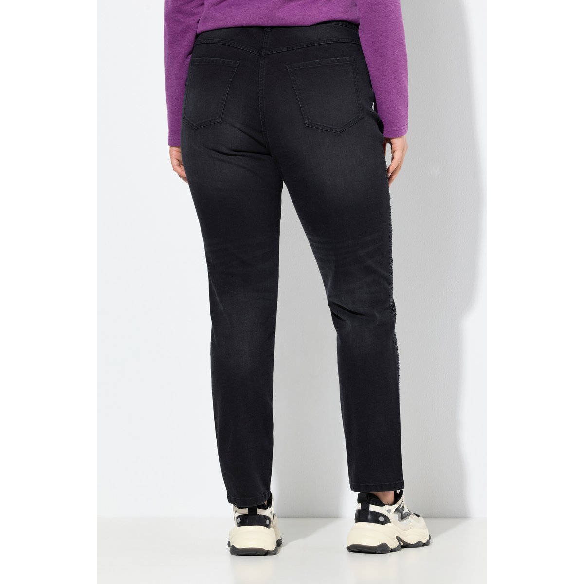 Jean Mia en denim stretch. Taille noir, ULLA POPKEN