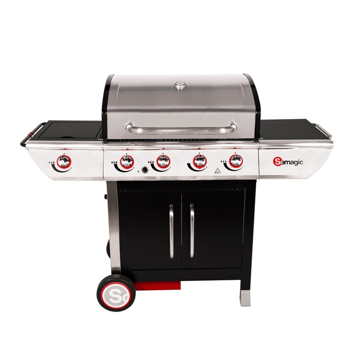 Barbecue au gaz, 4 brûleurs, Manhattan 450GPI, MANHATTAN 400GPI noir, SOMAGIC
