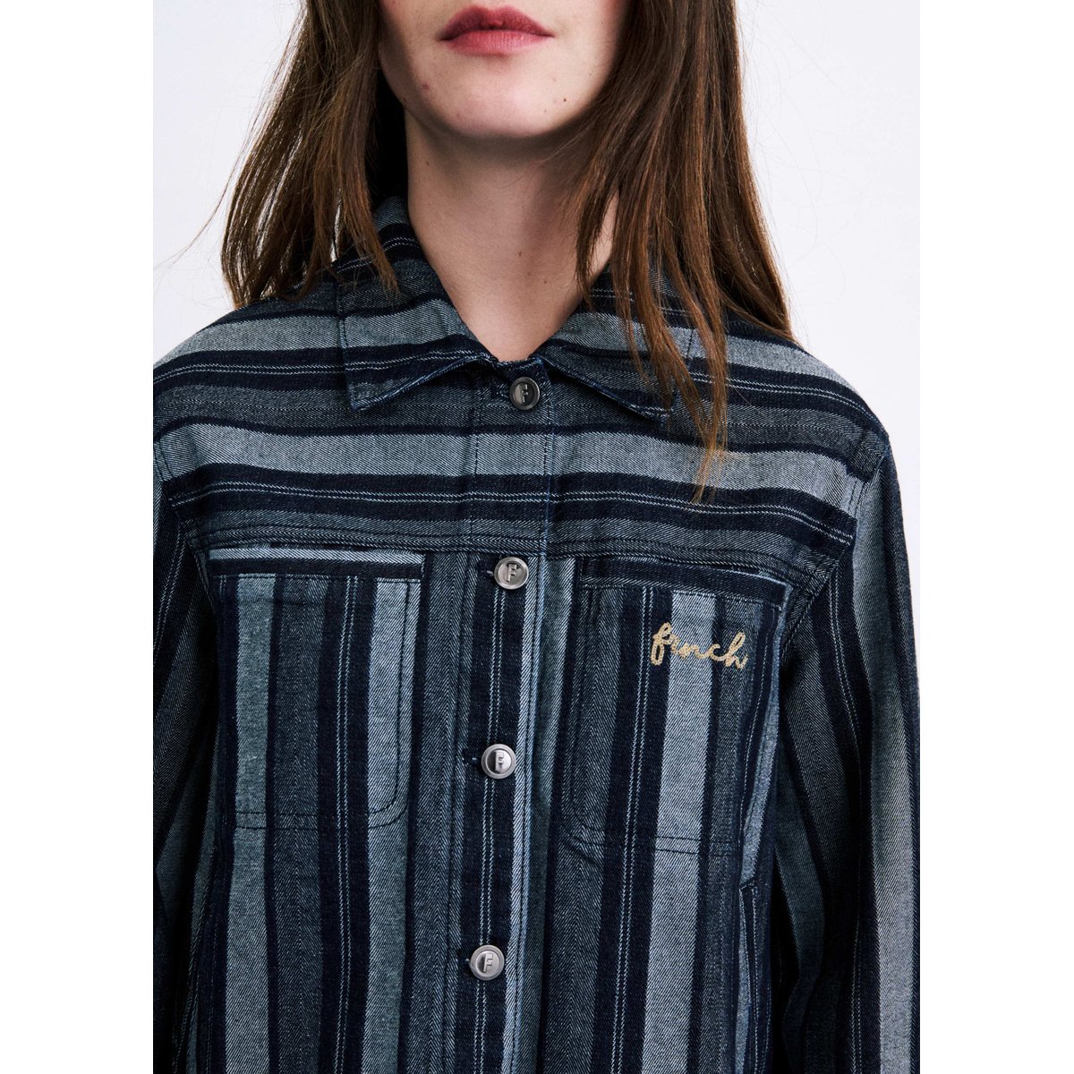 Veste Katsiki en coton KATSIKI bleu nuit, FRNCH