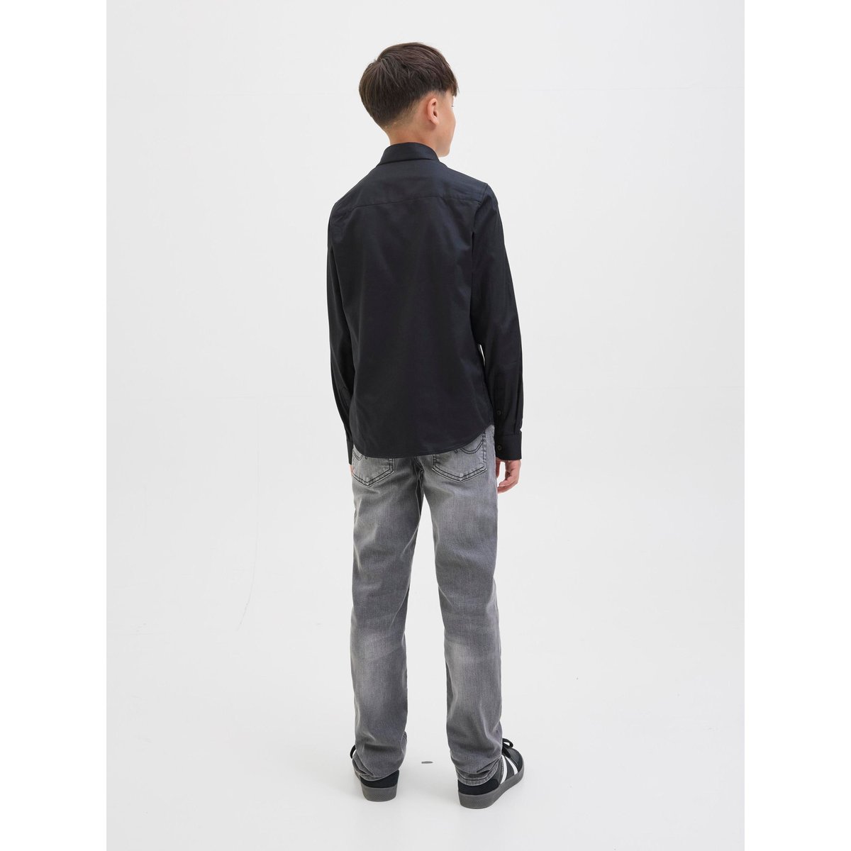 Chemise noire - black, JACK & JONES JUNIOR