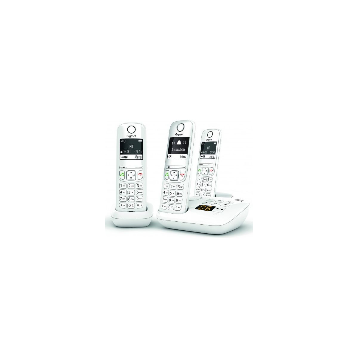 Téléphone sans fil AS690A Trio Blanc blanc, GIGASET