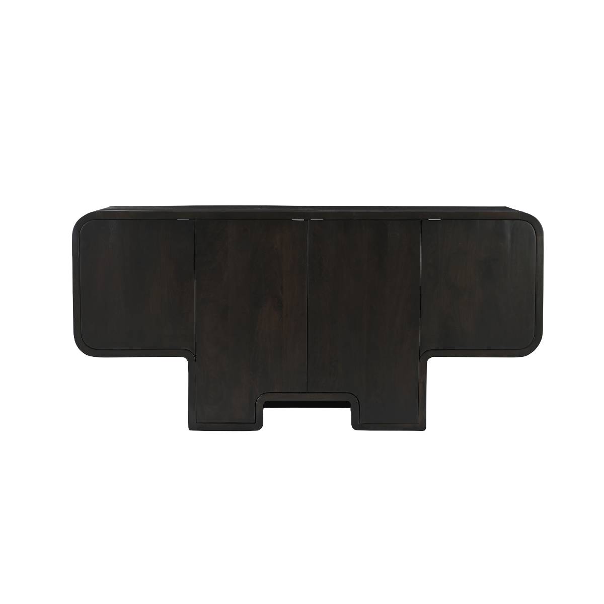 Buffet en bois de manguier foncé CARINA noir, MADE IN MEUBLES