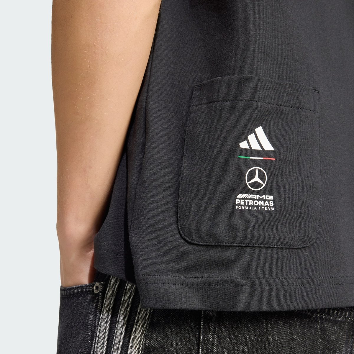 T-Shirt Mercedes - Amg Petronas Formula 1 Team Giro Di Mercedes T-Shirt Mercedes - Amg Petronas Formula 1 Team Giro Di Mercedes black, adidas Performance