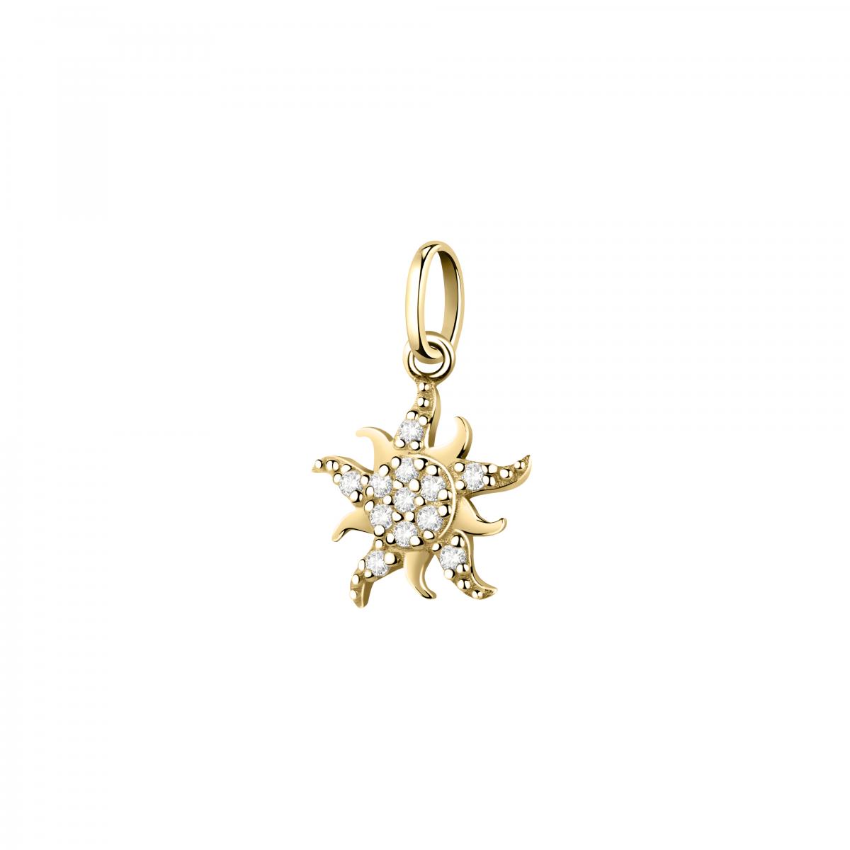 Pendentif En Or Jaune 375 Lady or jaune, BLUESPIRIT