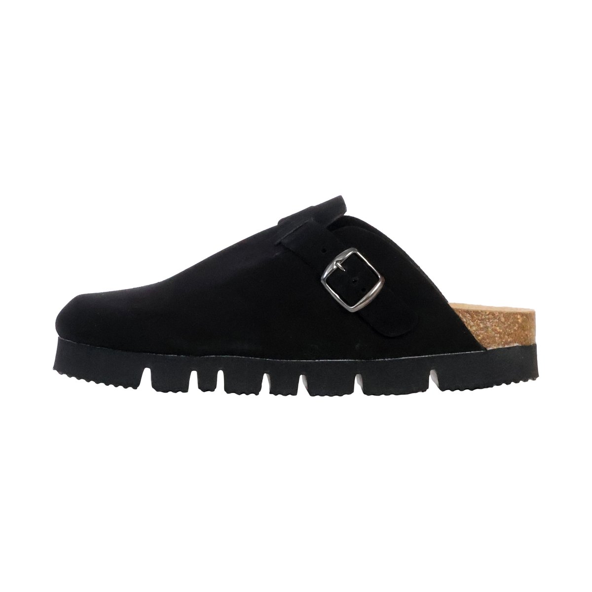 Mules Cuir Eden noir, THE DIVINE FACTORY