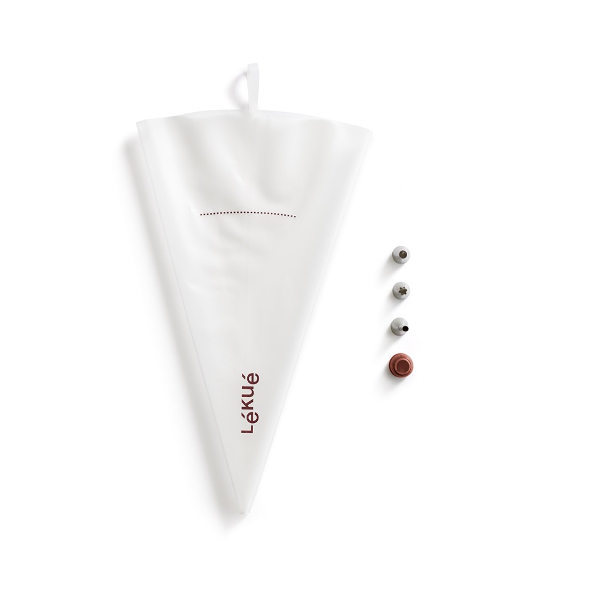 Set poche à douille 40 cm blanc, LEKUE