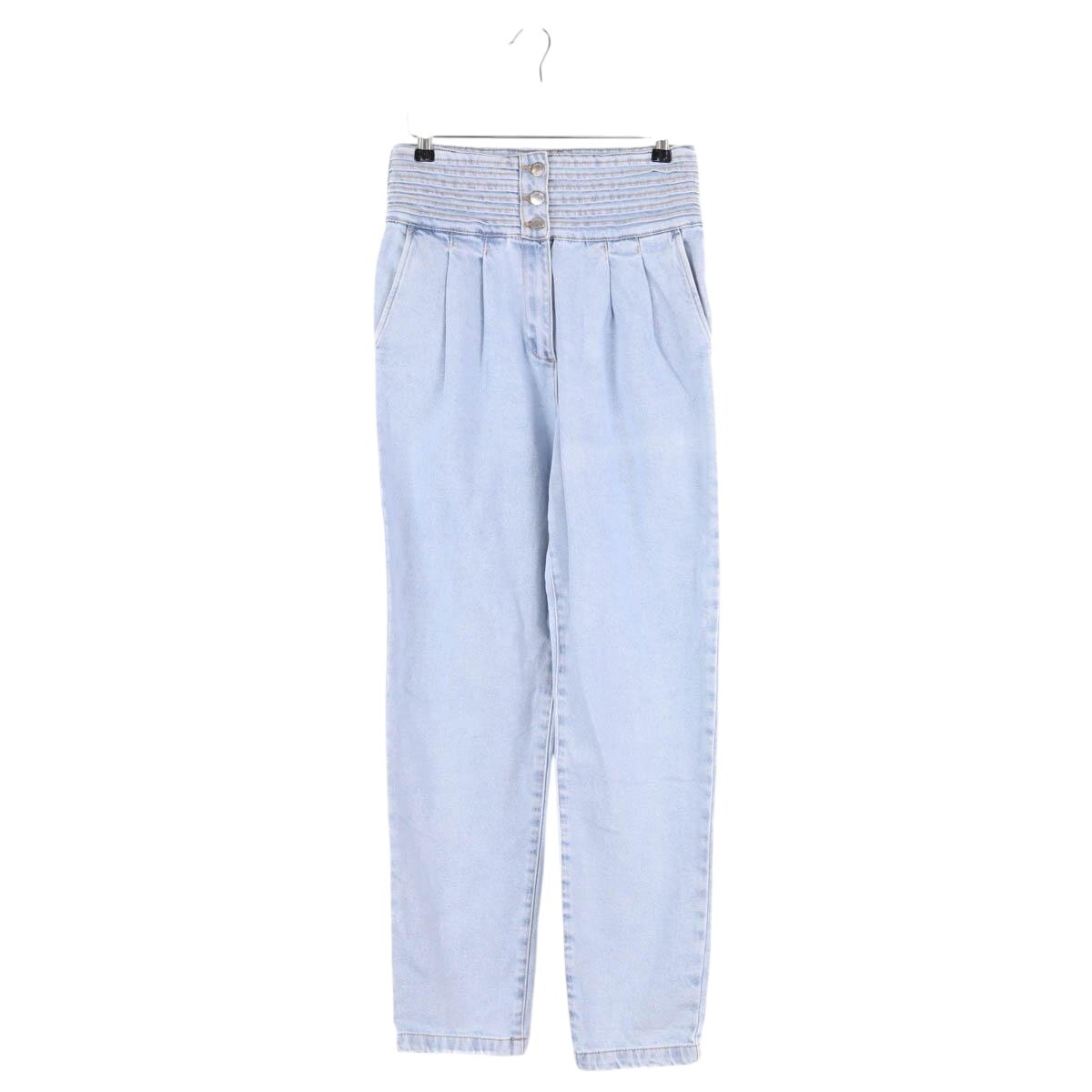 Jean boyfriend taille haute - Très Bon État bleu, SEZANE