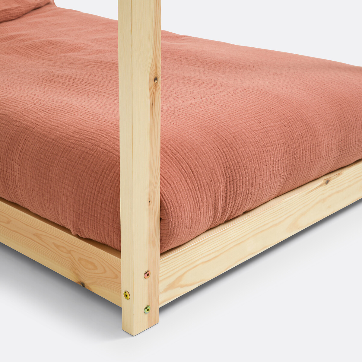 Caban bed in massief dennenhout met lattenbodem, Archi naturel, LA REDOUTE INTERIEURS