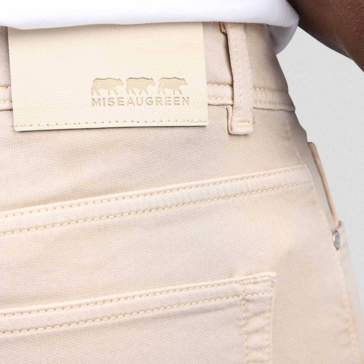 Bermuda joggjean beige, MISE AU GREEN