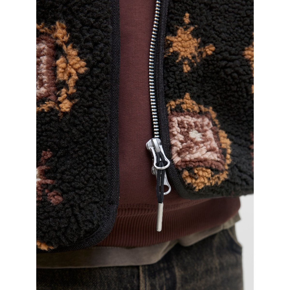 Manteau En Peluche black, JACK & JONES
