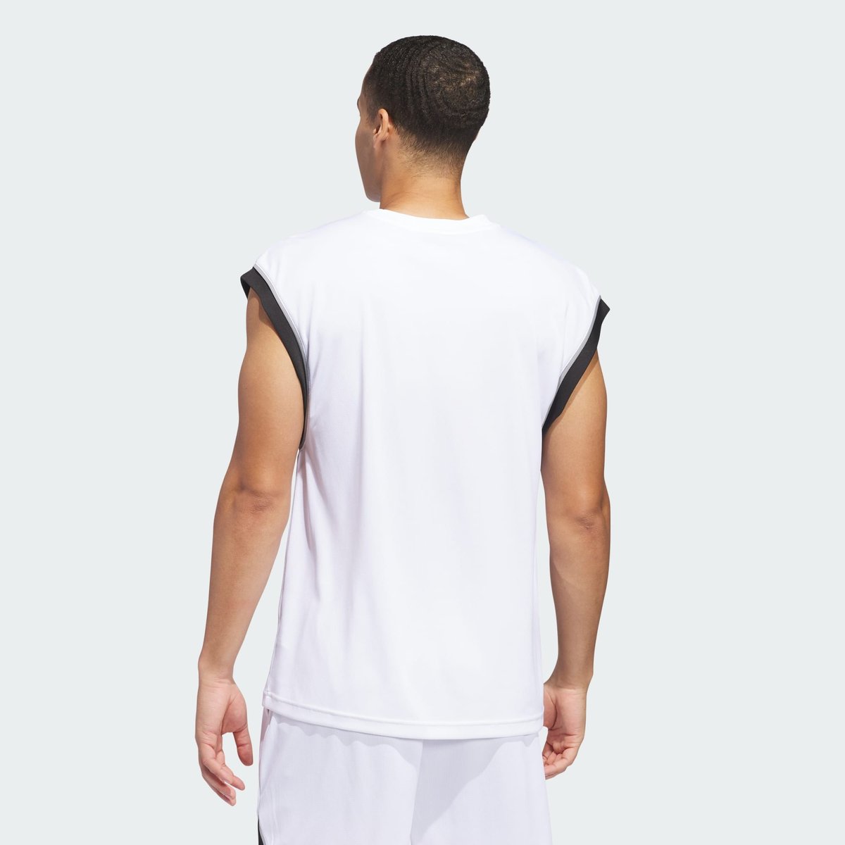 Débardeur Sans Manches Adidas Basketball All-World white / black, adidas Performance