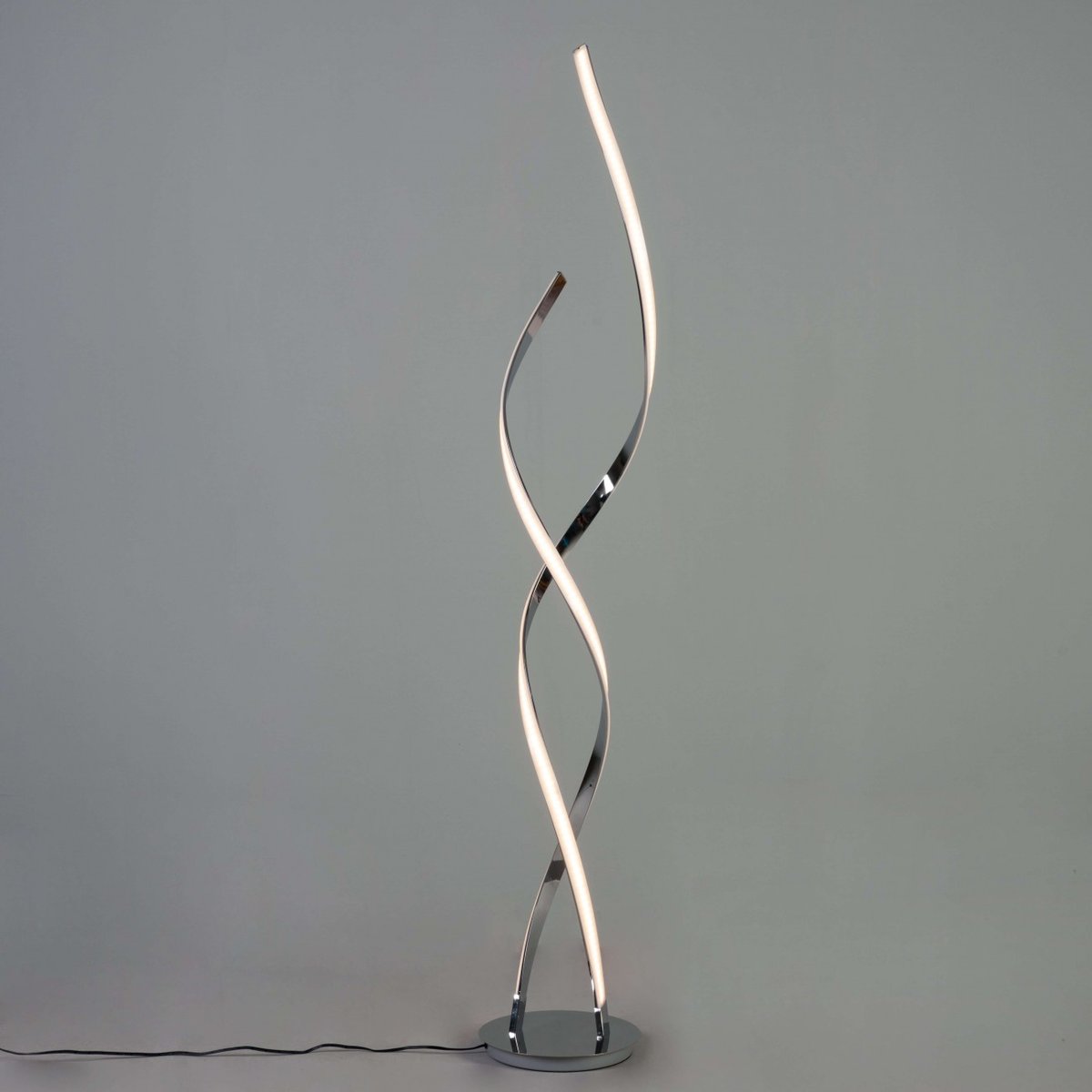Grande lampe LED design - CASCADA argenté / chromé, KOSILUM