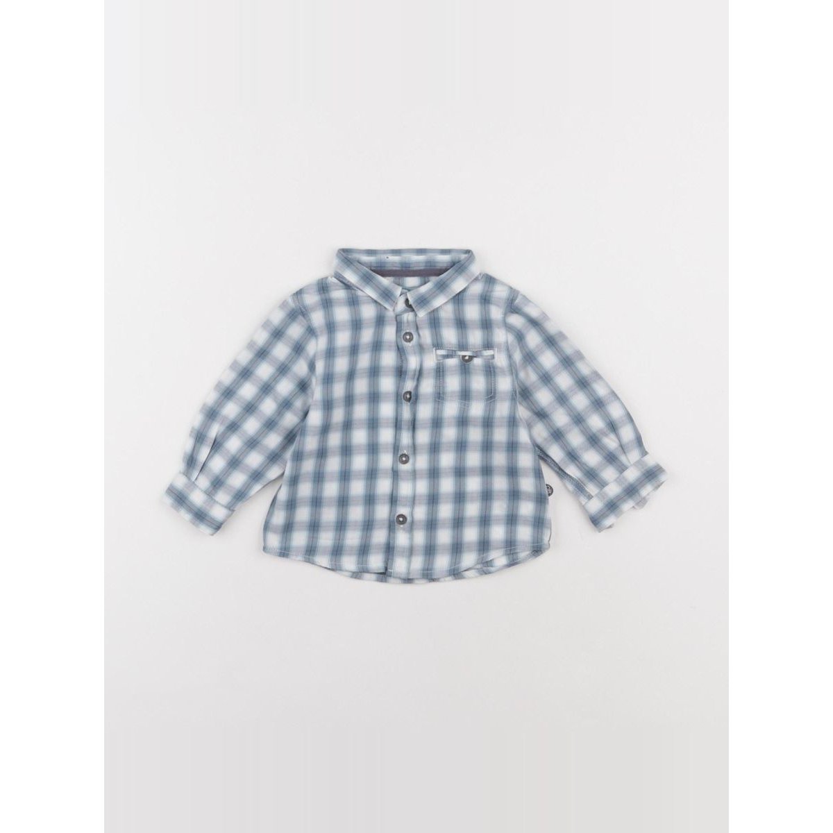 Chemise - Très bon état blanc, bleu, OBAIBI