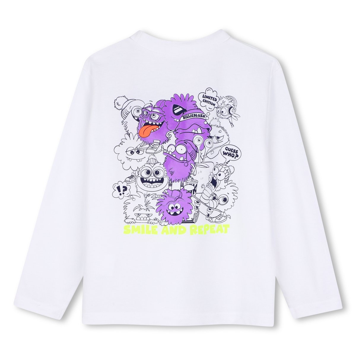Tee-shirt manches longues blanc, BILLIEBLUSH