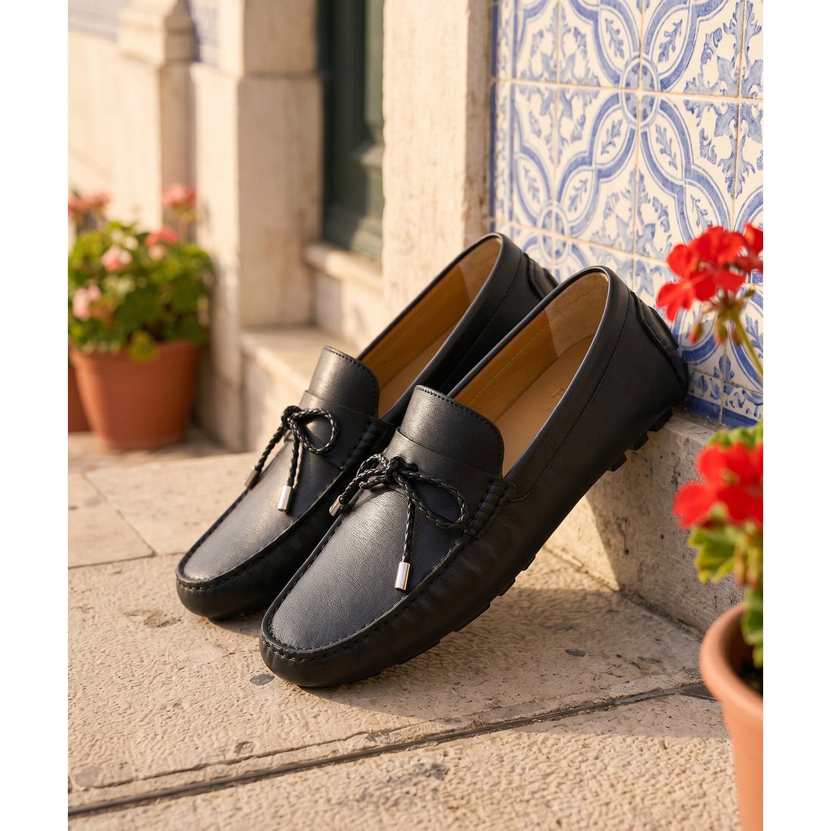 Mocassin MARBELLA noir, FINSBURY