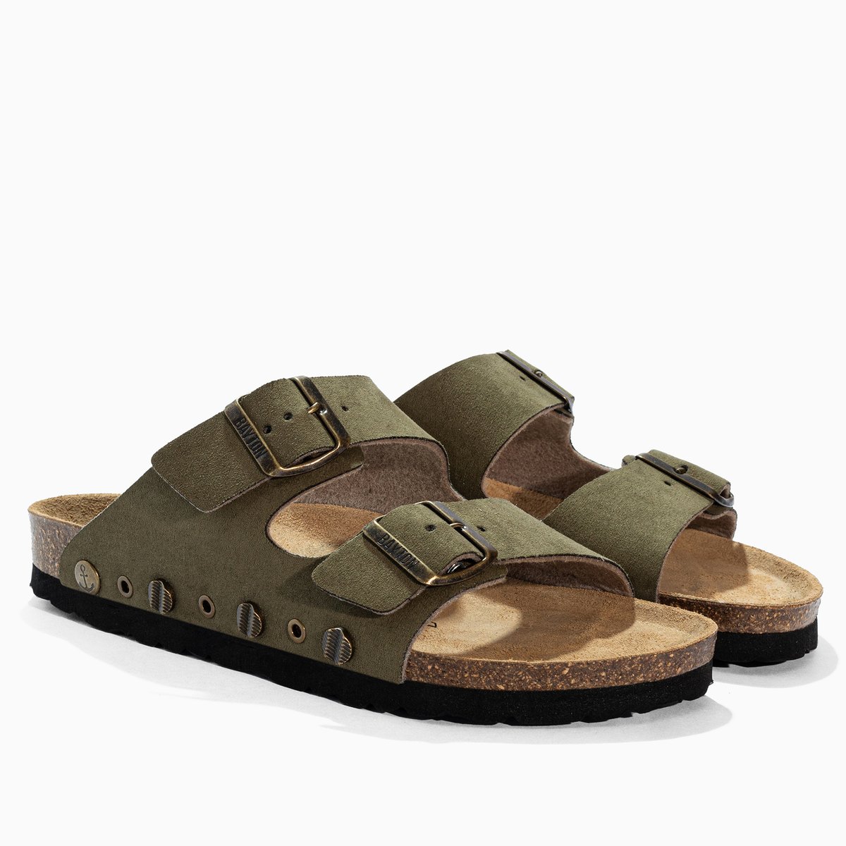 Sandales RIVALTA kaki, BAYTON