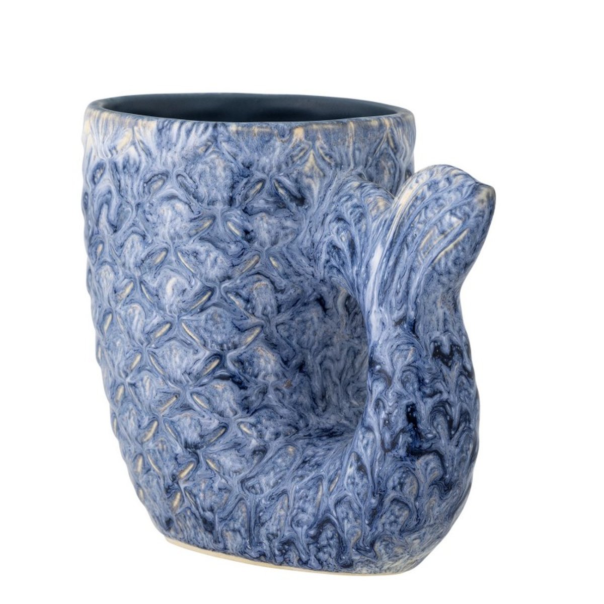 Vase grès poisson Ariella bleu clair, BLOOMINGVILLE