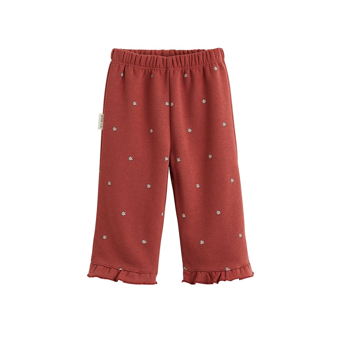 Pantalon bébé en molleton Harmony rose, PETIT BEGUIN