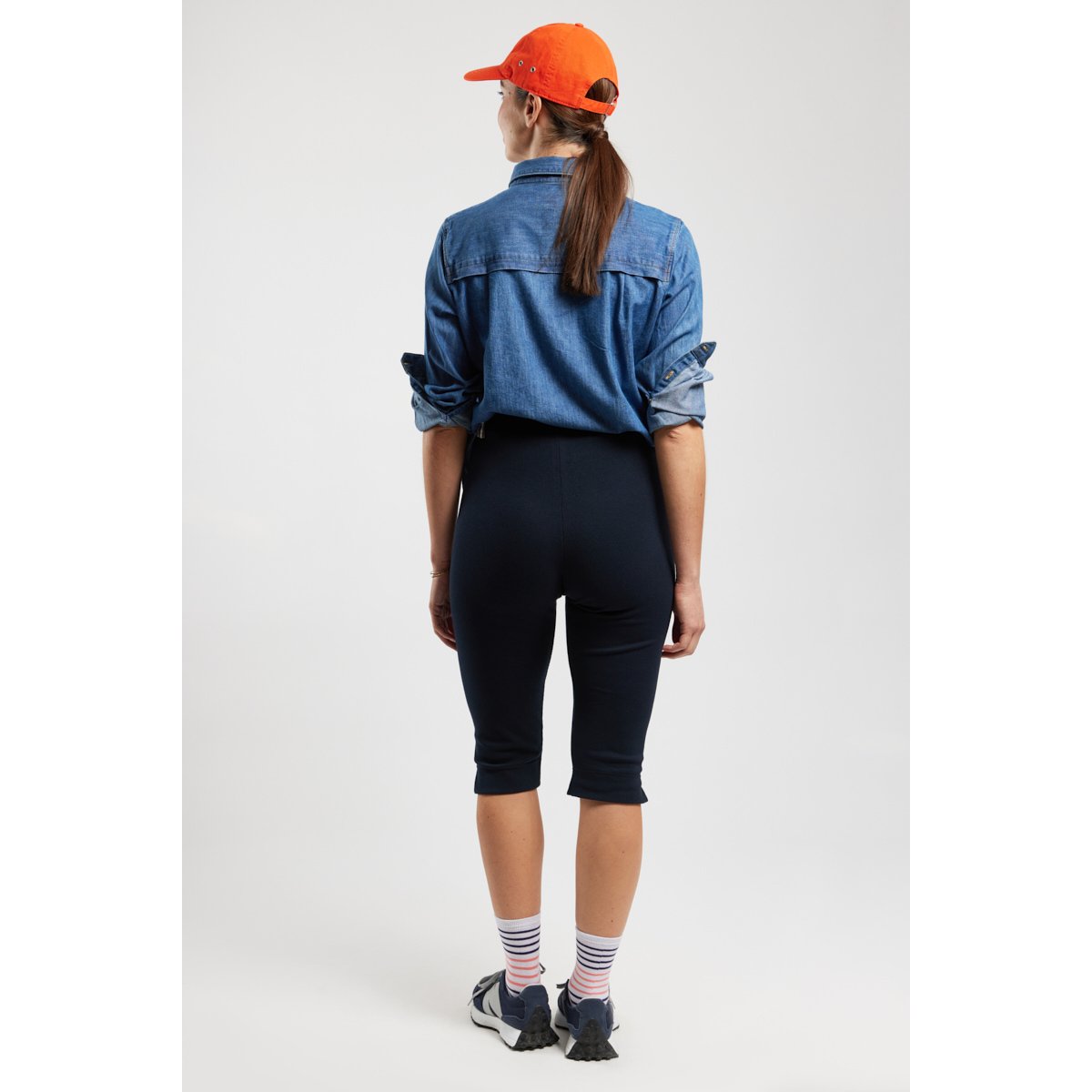 Corsaire en coton et élasthanne rich navy, ARMOR-LUX