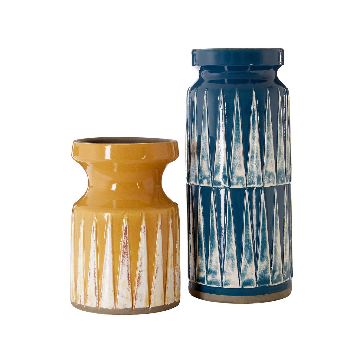 27cm Blue Earthenware Vase blue, SO'HOME