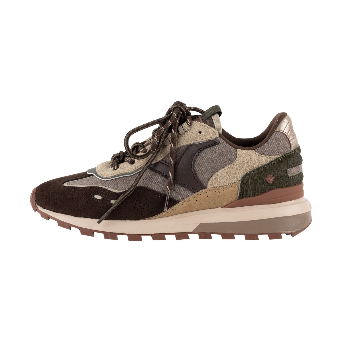 Basket Basse Cuir marron, VICTORIA