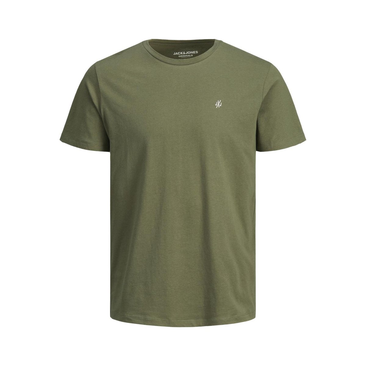 Pack de 5 t-shirts gris+noir+marine+blanc+olive, JACK & JONES
