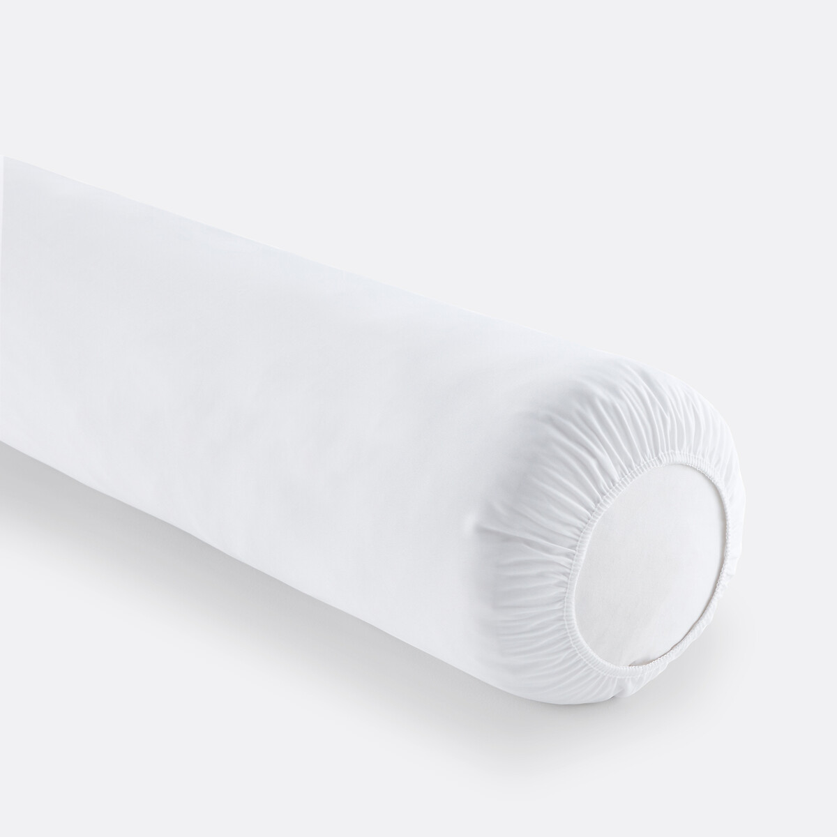 Lot de 2 protège traversin jersey 100% coton blanc, LA REDOUTE INTERIEURS