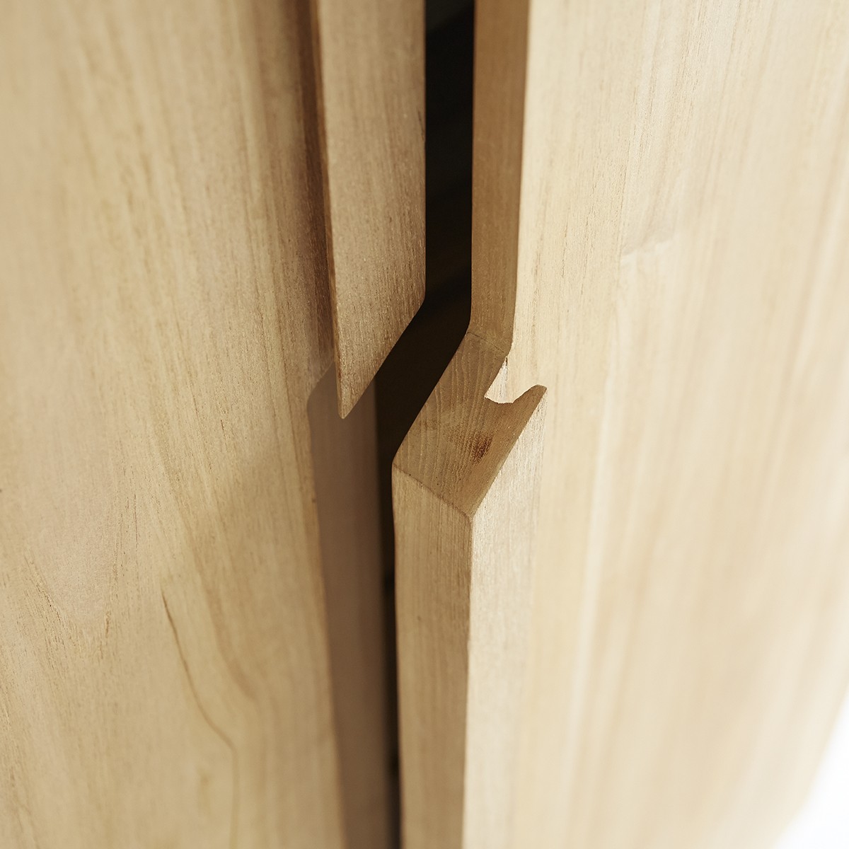 Armoire en Teck massif, GRETA naturel, TIKAMOON